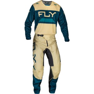 Pantalón FLY RACING Kinetic Reload - Marfil / Navy / Cobalto