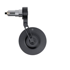 HIGHSIDER Conero-XS Evo Short Handlebar End Mirror, Black