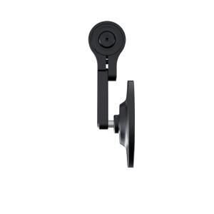 HIGHSIDER Conero-XS Evo Short Handlebar End Mirror, Black