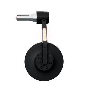 HIGHSIDER Conero Black Edition Bar End Mirror W. Led Indicator
