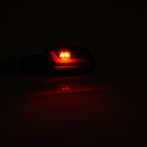 HIGHSIDER smart Led Taillight/Indicator FORMULA-TS, Black, Smoke, Pair