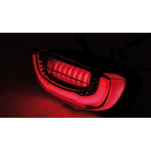 HIGHSIDER smart LED taillight HONDA CB 650 year 18-, reflector blac...