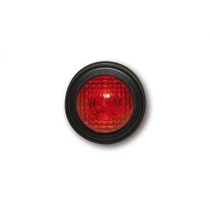 HIGHSIDER smart LED taillight OLD SCHOOL TYP1, black, red glass, E-...