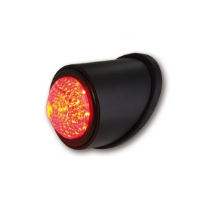 HIGHSIDER smart LED taillight OLD SCHOOL TYP1, black, red glass, E-...