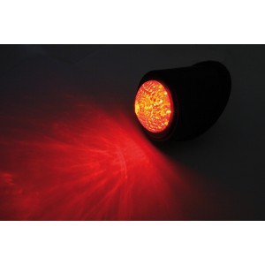 HIGHSIDER smart LED taillight OLD SCHOOL TYP1, black, red glass, E-...