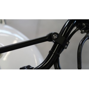 HIGHSIDER pro Cross-Bar Handlebar Brace Black Two-piece Clamps