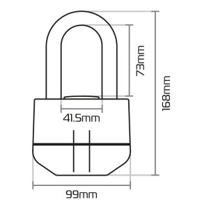 OXFORD Boss Alarm 14mm Disc Lock
