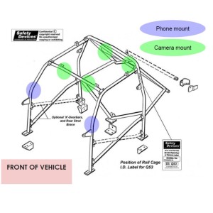 Soporte de abrazadera QUAD LOCK 360 para barras y jaulas de segurid...