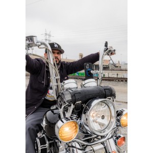 Soporte de smartphone para manillar QUAD LOCK Pro Chrome