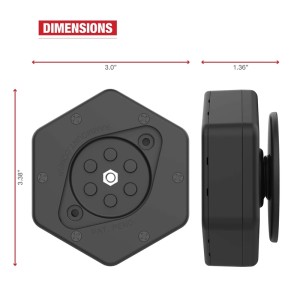 Amortiguador de vibraciones RAM MOUNTS Vibe-Safe™ con adaptador NPT...