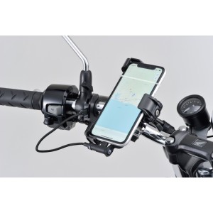 Fuente de alimentación USB tipo C DAYTONA Slim - manillar Ø22,2/25,4