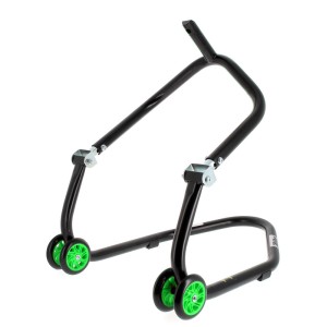 Caballete delantero al chasis BIHR Home Track color negro mate y ru...
