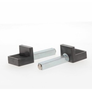 Caballete trasero BIHR Home Track soporte en "L" color negro mate y...