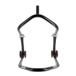 Caballete delantero al chasis BIHR Home Track color negro mate y ru...