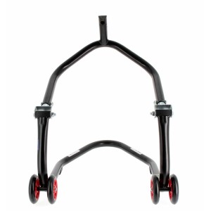 Caballete delantero al chasis BIHR Home Track color negro mate y ru...