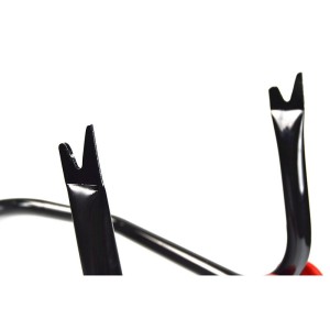 Caballete trasero moto BIHR con soportes en V para diábolos - Negro...