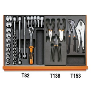 Surtido de 161 herramientas BETA para usos universales en termoform...