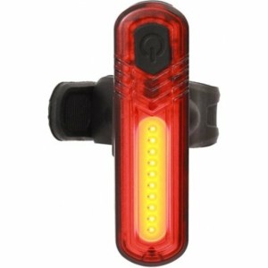 Luz trasera bicicleta COB LED 30lm con batería integrada recargable...