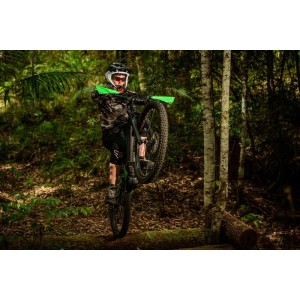 Kit completo paramanos de bicicleta Barkbusters verde