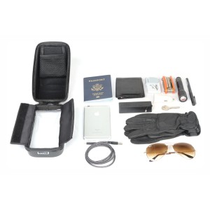 Soporte al manillar + funda + bolsillo 1L para Smartphone 6.6''
