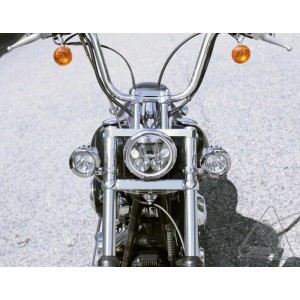 Soporte a la horquilla para luces Denali Ø39-49mm Color Cromado