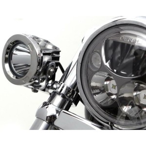 Soporte a la horquilla para luces Denali Ø39-49mm Color Cromado