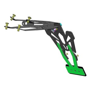 Portamatrículas KTM 1290 SUPER DUKE R negro V PARTS