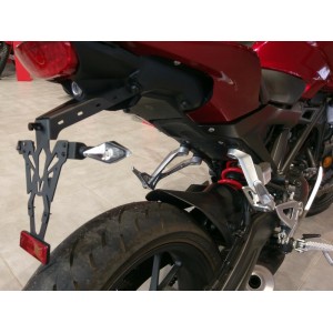 Portamatrículas Honda CB125R/300R negro V PARTS