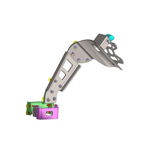 Portamatrículas a la rueda Yamaha XSR700 negro