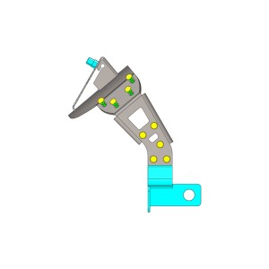 Portamatrículas a la rueda Suzuki GSX-S1000 negro