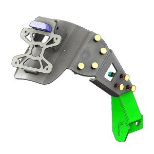 Portamatrículas a la rueda Honda X-ADV negro