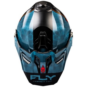 Casco FLY RACING Trekker Krypyek Conceal - Pizarra / Negro / Rojo