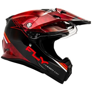 Casco FLY RACING Trekker Krypyek Conceal - Rojo / Negro