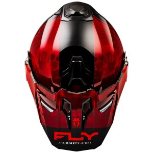 Casco FLY RACING Trekker Krypyek Conceal - Rojo / Negro
