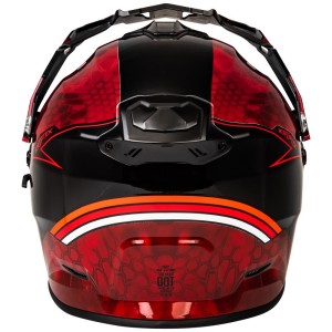 Casco FLY RACING Trekker Krypyek Conceal - Rojo / Negro