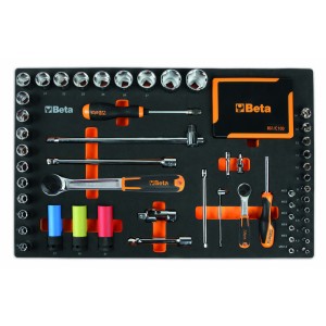 Carro de taller móvil BETA de 7 cajones con 248 herramientas