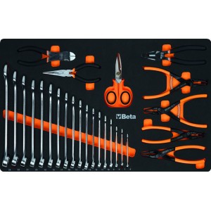 Carro de taller móvil BETA de 7 cajones con 248 herramientas