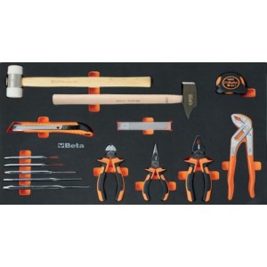 Surtido de 196 herramientas BETA en termoformados rígidos