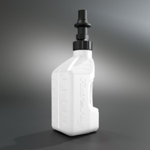 Garrafa de gasolina TUFF JUG blanco con tapón Ripper G3 - 1,25G/5L