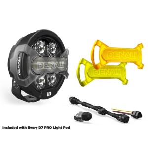 Faro auxiliar LED DENALI D7 Pro con sistema Modular X-Lens