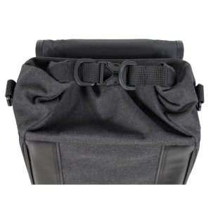 Alforja lateral SHAD SR38 estilo Cafe Racer - Negro