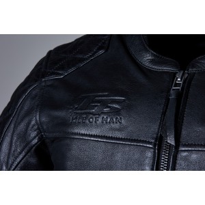 Chaqueta RST Hillberry2 cuero CE hombre - Negro