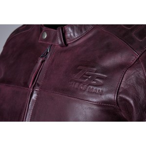 Chaqueta RST Brandish2 cuero CE hombre - Oxblood