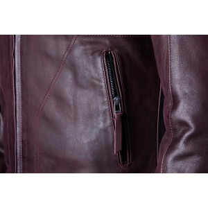 Chaqueta RST Brandish2 cuero CE hombre - Oxblood
