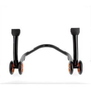 Caballete trasero BIHR Home Track soporte en "V" color negro mate y...