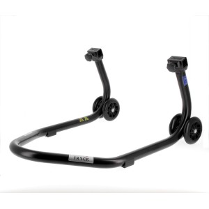 Caballete trasero BIHR Home Track soporte en "V" color negro mate y...