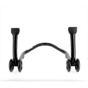 Caballete trasero BIHR Home Track soporte en "V" color negro mate y...