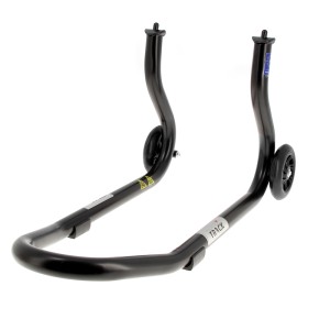 Caballete delantero BIHR Home Track color negro mate y ruedas negras