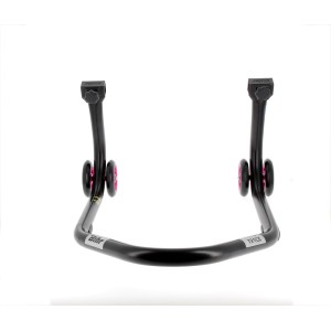 Caballete trasero BIHR Home Track soporte en "V" color negro mate y...