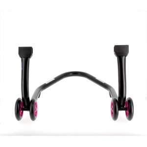 Caballete trasero BIHR Home Track soporte en "V" color negro mate y...